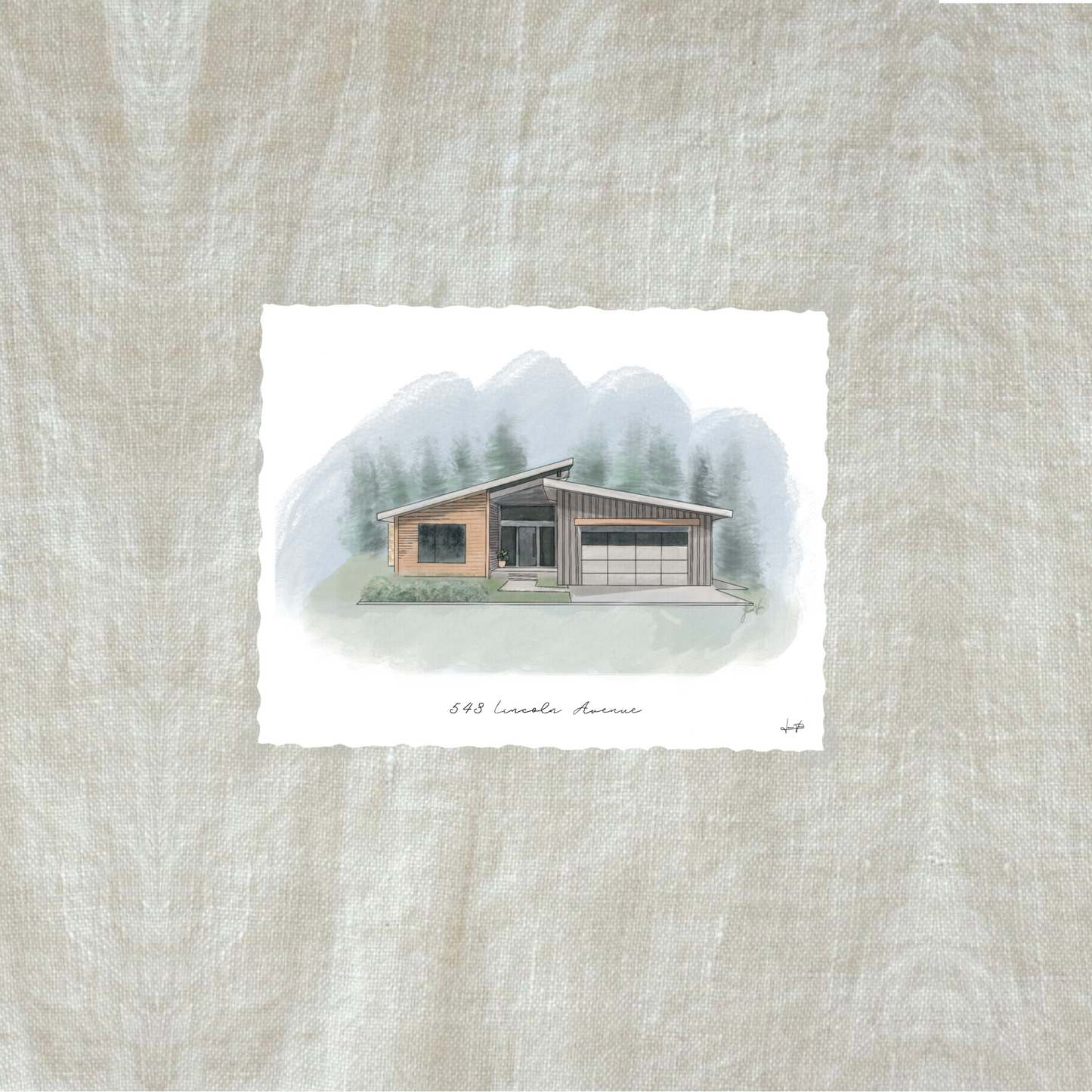 Custom Home Portrait