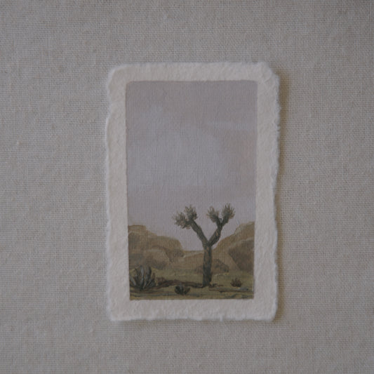 Joshua Tree National Park tree miniature acrylic painting from Joshua Tree National Park by Laura Van Moorleghem