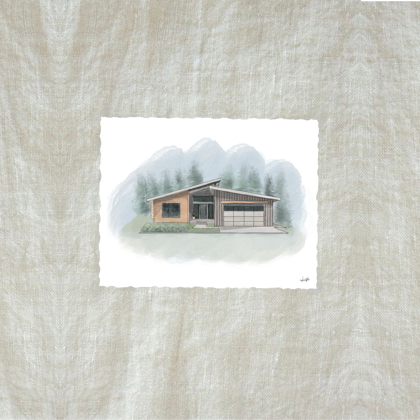 Custom Home Portrait