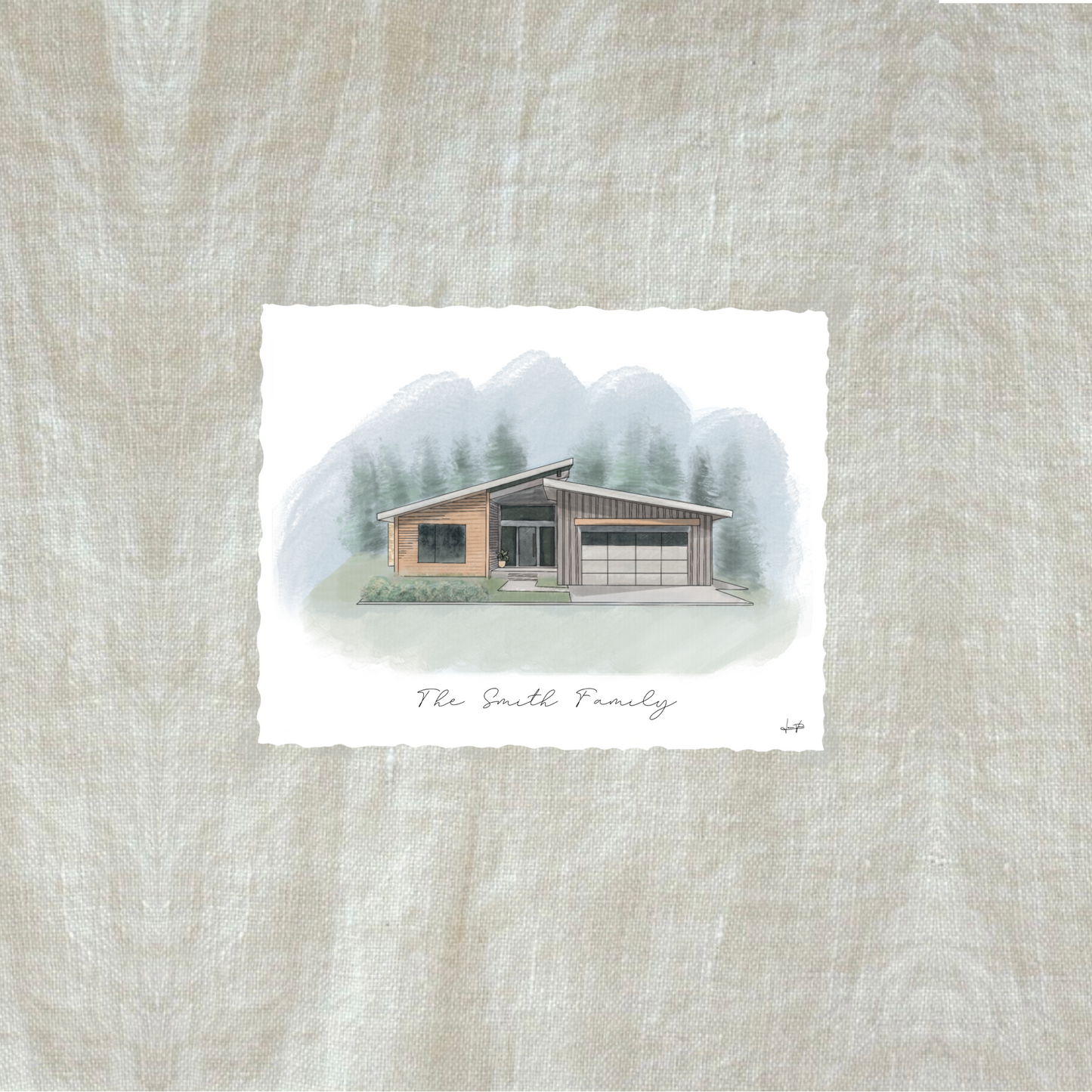 Custom Home Portrait