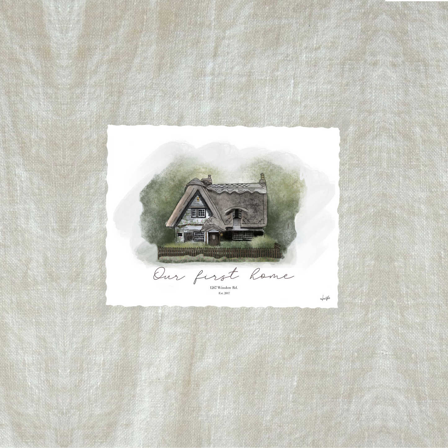 Custom Home Portrait