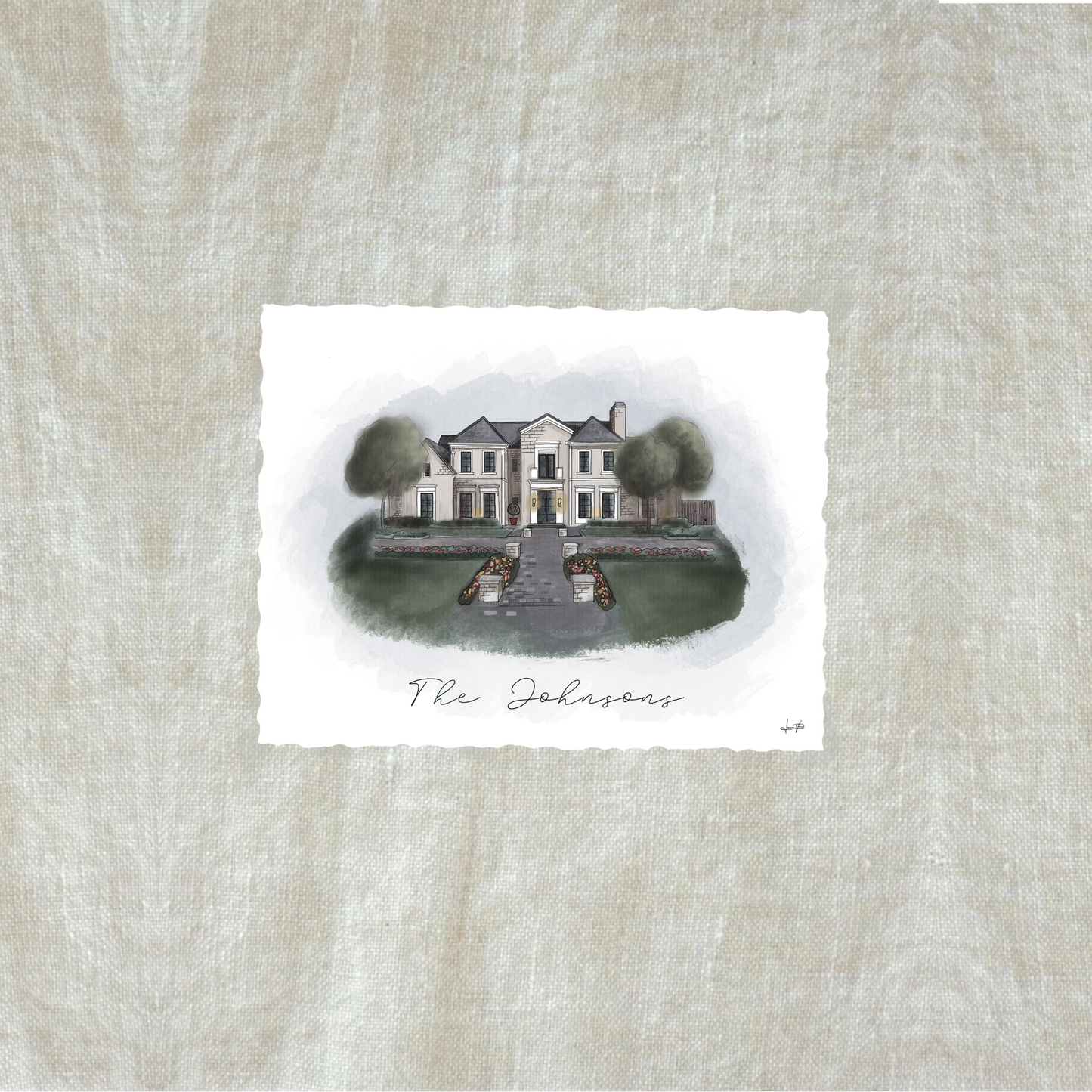 Custom Home Portrait