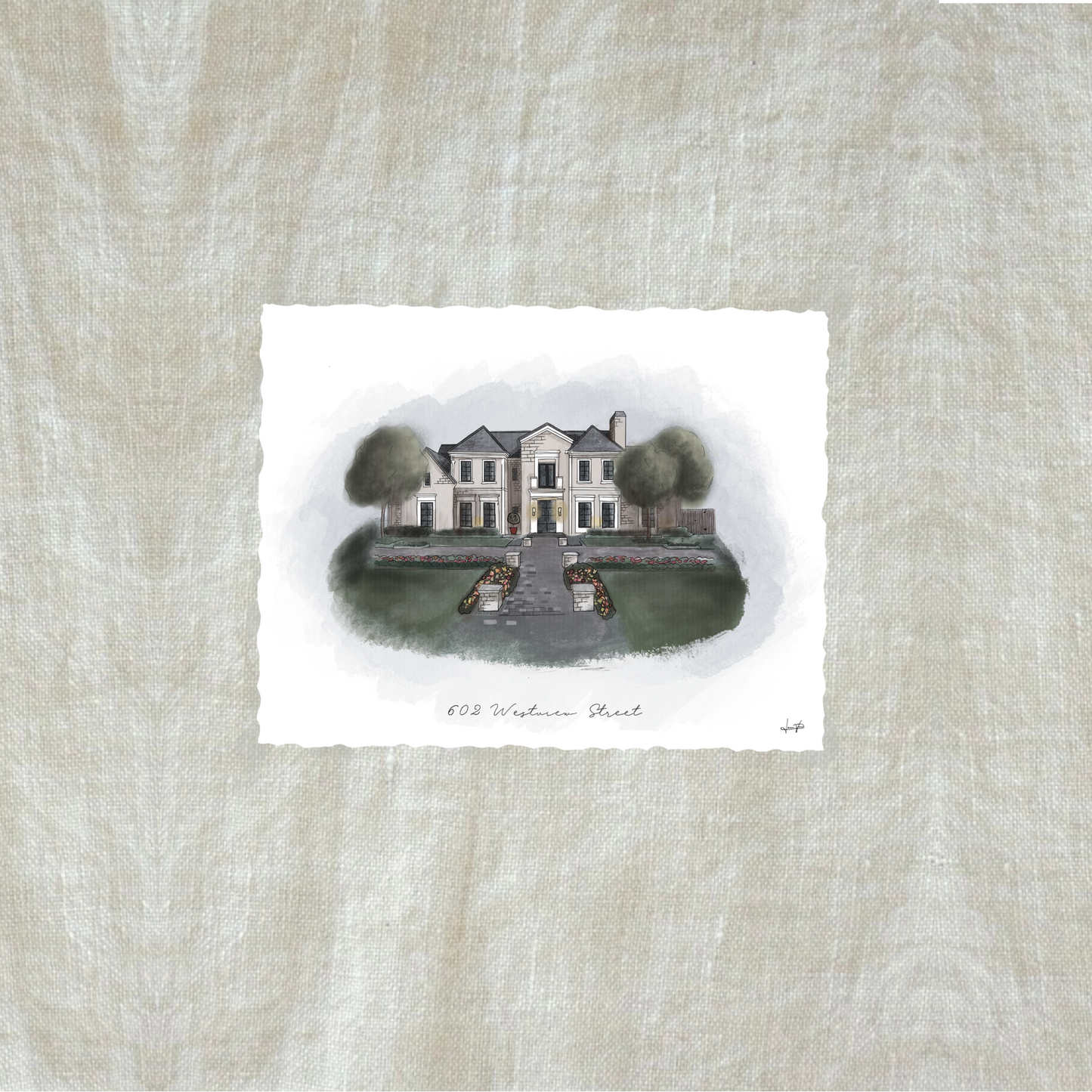 Custom Home Portrait